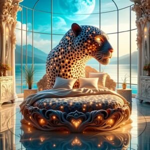 Golden Leopard Bedroom