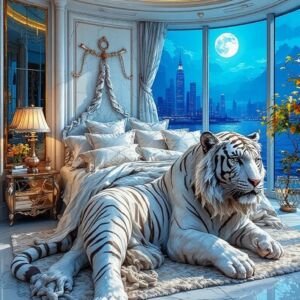 White Tiger Bedroom