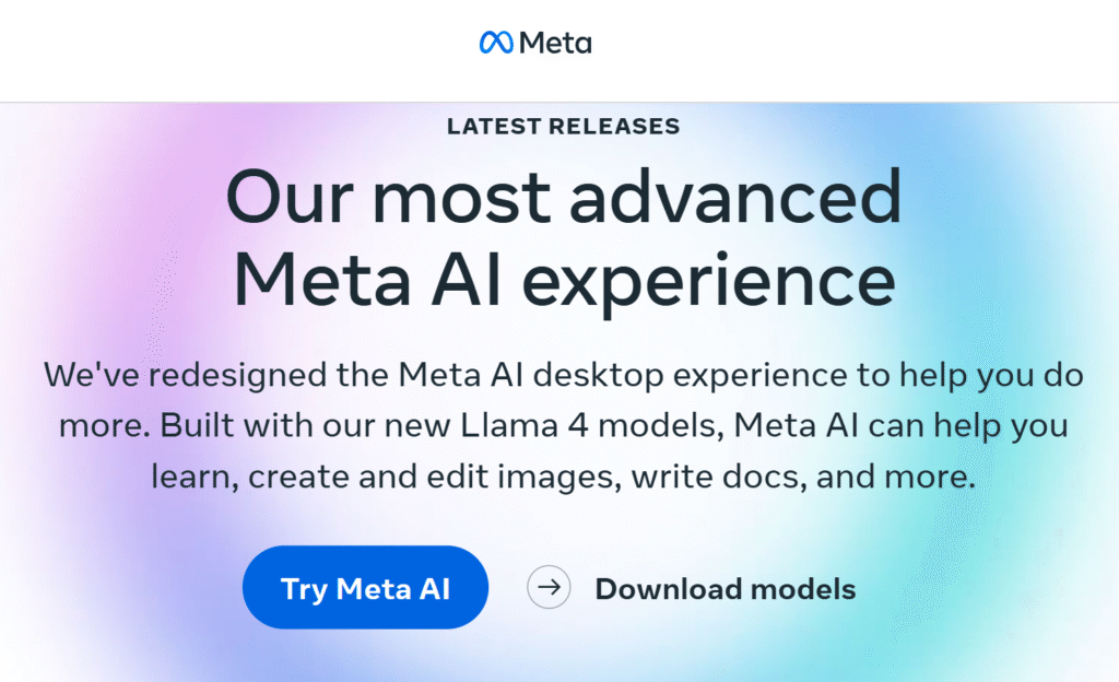 AI search tools into its platforms in 2025. Meta AI Search