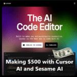 Making Money Cursor AI Code Editor