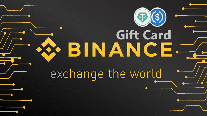 Binance Gift Card (Global) USDT & usdc