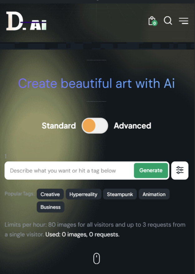 Create beautiful art with Artificial Intelligence for free