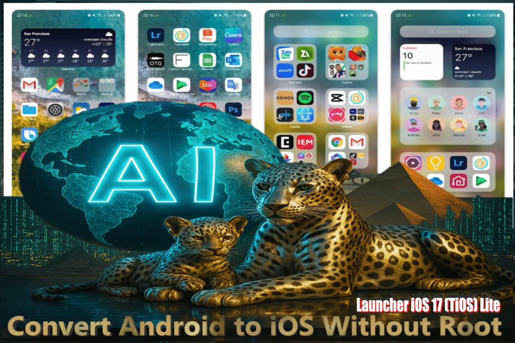 Launcher iOS 17 (TiOS) Lite
