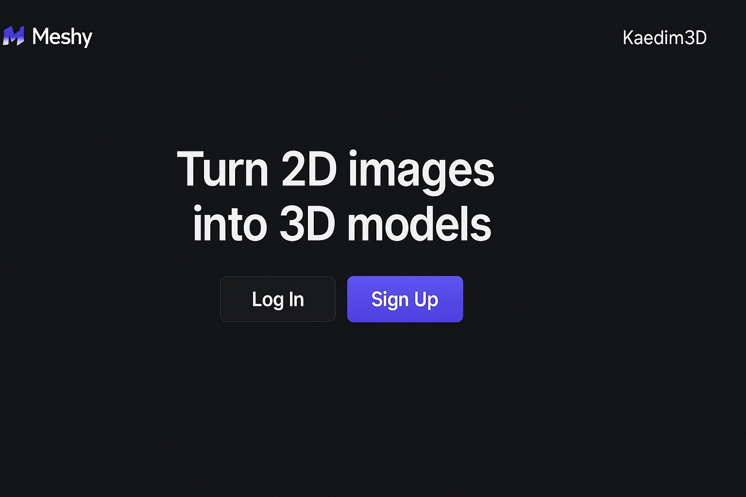 Kaedim3D for Beginners Step-by-Step 3D Model Guide