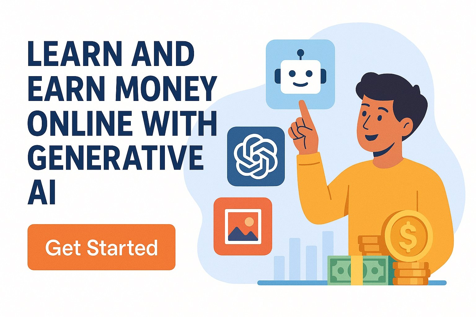 Learn and Earn Money Online with Generative AI (2025 Guide)