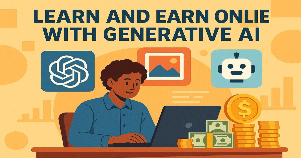 Learn and Earn Money Online with Generative AI (2025 Guide)