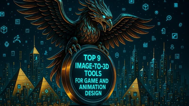 Top 9 Image-to-3D Tools for Game and Animation Design