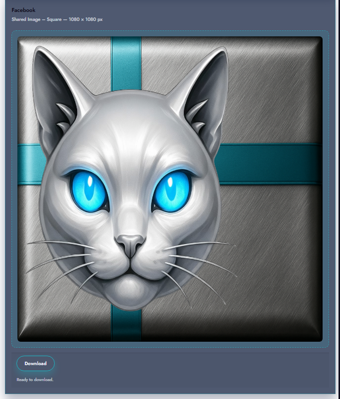 Cat AI Witch Magic Touch Image Resizer