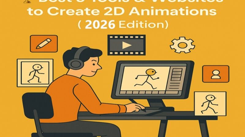 Top 9 Best 2D Animation Software & Online Tools (2026)