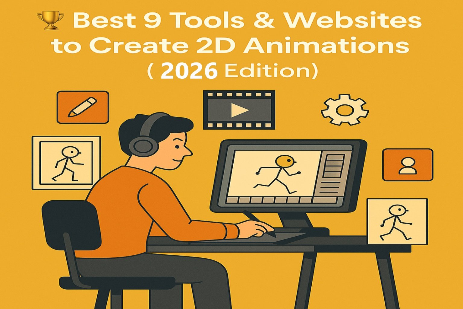 Top 9 Best 2D Animation Software & Online Tools (2026)
