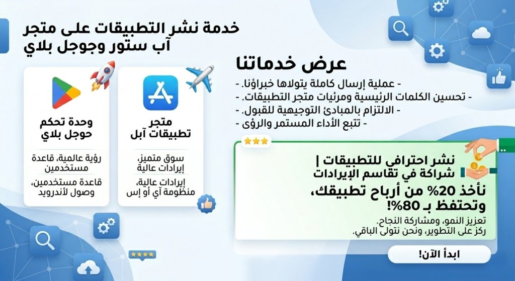 💡 من الفكرة إلى التطبيق الجاهز للنشر