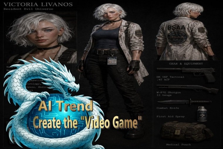 How to create the "Video Game" AI trend