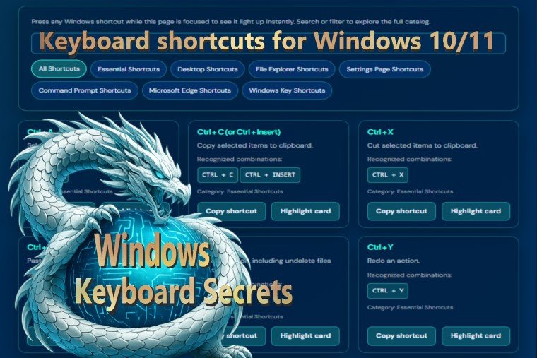 Keyboard Shortcuts for Windows 1011