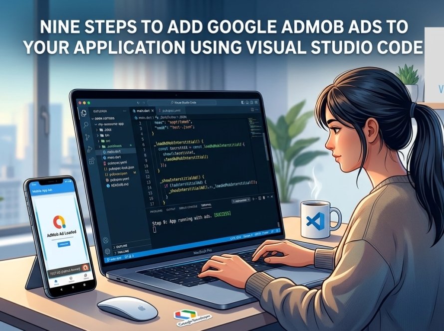 To add Google AdMob ads in Visual Studio Code