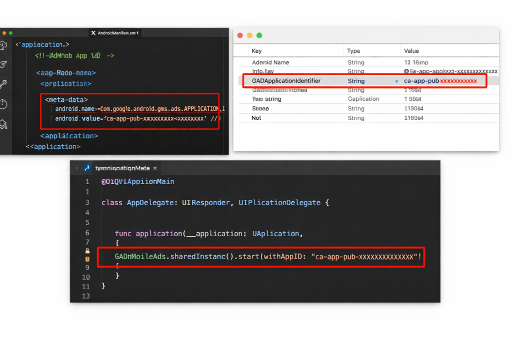8. Integrate Rewarded Ads Rewarded ads give users bonuses. Use RewardedAd objects to load and show them. After completion, grant the promised reward. This creates a positive loop. Users enjoy rewards, and developers earn more. 9. Test and Deploy Finally, test with sample ads. Replace live IDs with test IDs during development. Once verified, switch back to real IDs. Then, deploy your app. Monitoring performance in the AdMob dashboard ensures long‑term success. ✅ By following these nine steps, you can confidently integrate AdMob ads into your application using Visual Studio Code. Would you like me to also provide a visual flow diagram showing how SDK setup, configuration, and ad placement connect together?