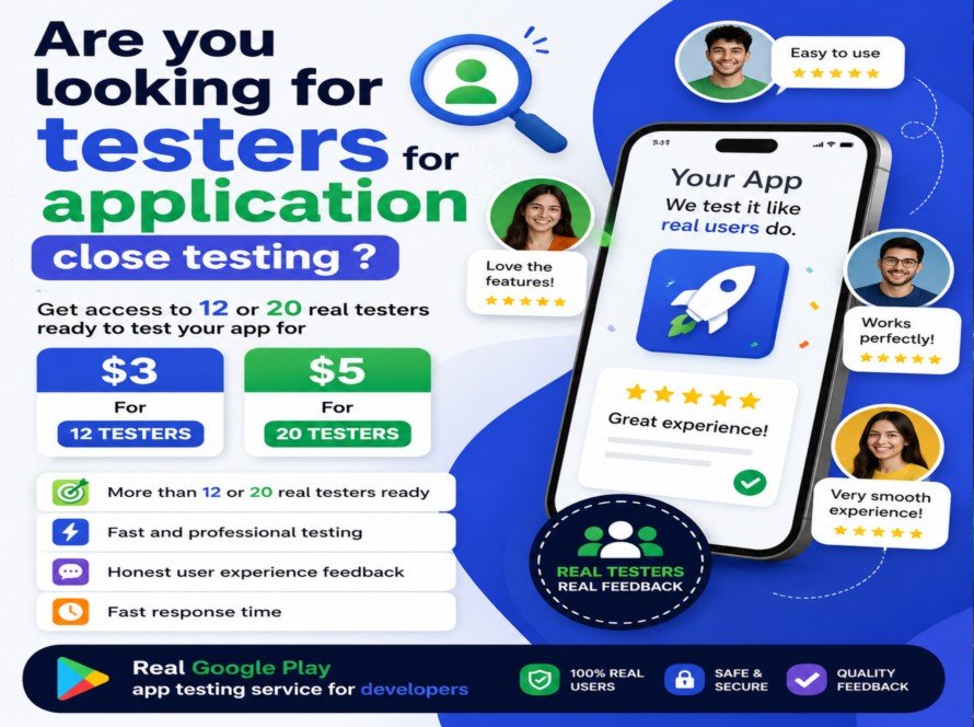 Are you looking testers for application close testing ?
